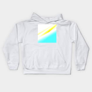 white yellow blue abstract texture Kids Hoodie
